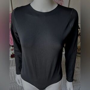 Skims shapewear bodysuit long sleeve Nylon - Spandex fabric black color Size 4X